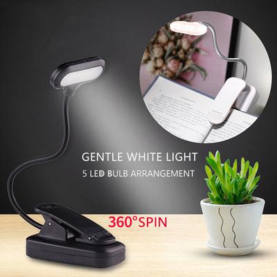 Batterie LED Tisch Lampe Clip-on Tragbare Lese Licht Flexible Tragbare Buch Nacht Licht Augenschutz Mini Studie Schreibtisch Lampe
