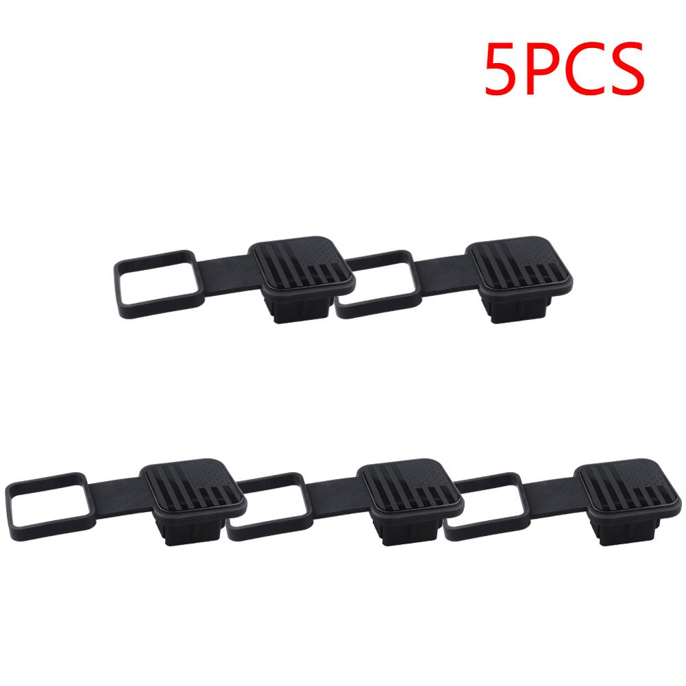 1-5PCS Trailer Hitch Receiver Cover Tow Hitch Decorative Covers Durable Rubber Plug Cover 2 Inch Universal Plug Tube Cap