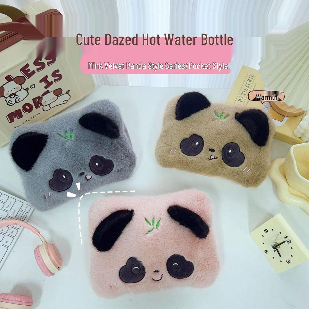 Oppladbar tegneserie plysj håndvarmer - Avtakbar og vaskbar, Eksplosjonssikker elektrisk varmtvannsflaske (2025)