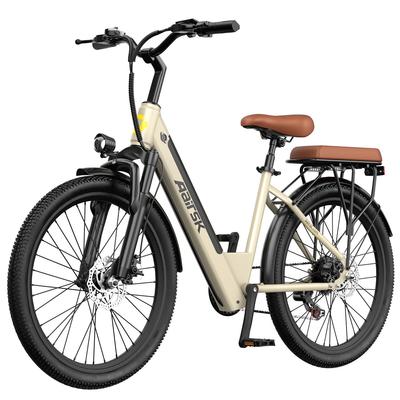 Aairsk S600 Bicicleta Eléctrica para Adultos Motor de Buje sin Escobillas de 250W Batería de Carga Rápida de 36V 13AH Hasta 25 km/h para Movilidad
