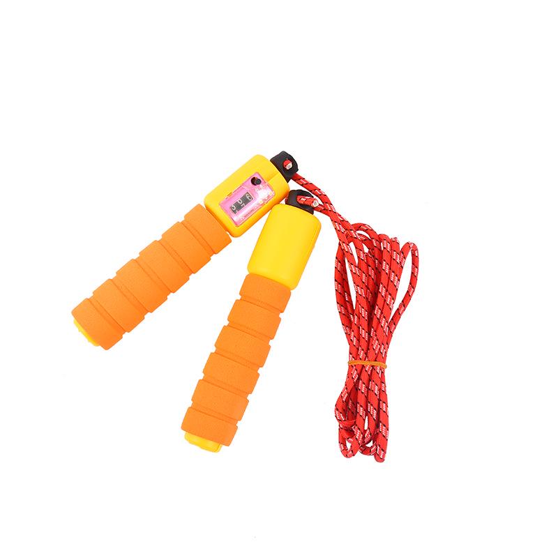 Adjustable Counting Jump Rope with Sponge Handle for Fitness and Outdoor Sports