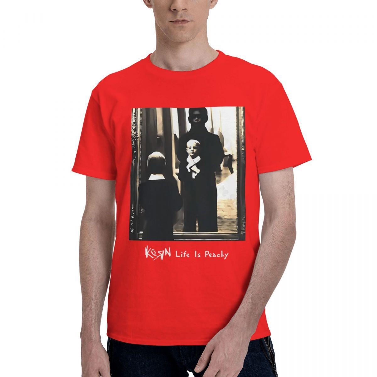 

Korn Life Is Peachy 100 Cotton Casual Breathable Confortable Shirt New In Tops And TShirts Clothes Men S