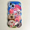 Wellenförmige stoßfeste Imd Cute Bread Dog Sweet Cake Ins Handyhülle für Iphone 11 13 12 Promax 14 Pro Max Plus Back Cover Shell