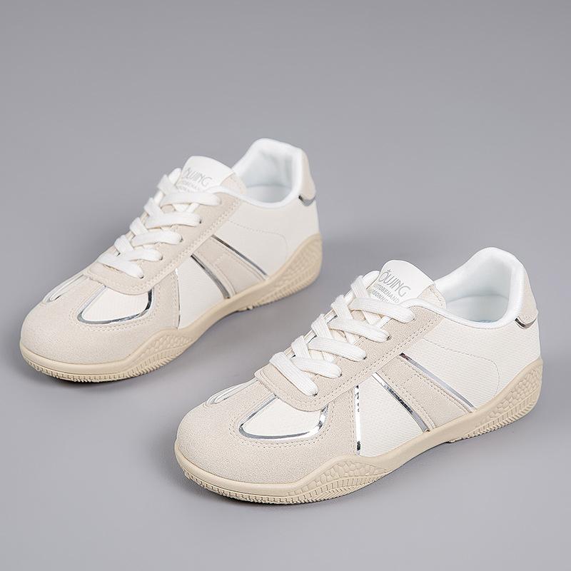 [Customization] Spring and Autumn Versatile Casual Women's Shoes Soft Soles Not Tired Feet Student Moral Training Shoes Lightweight Flat White Shoes