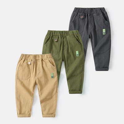 New Autumn Korean Version of Boys' Slacks Mid-waisted Children Wear Trendy Comfortable and Handsome Children's Pants Outside