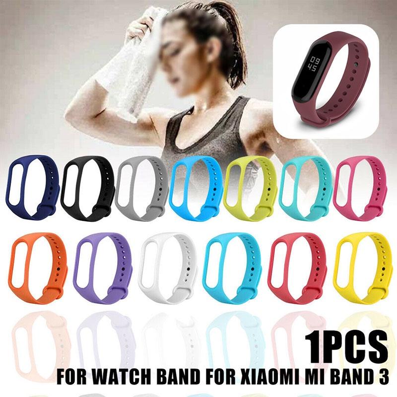 Premium Quality Xiaomi Mi Band 3 Soft Replace Wrist Band With Adjustable Length