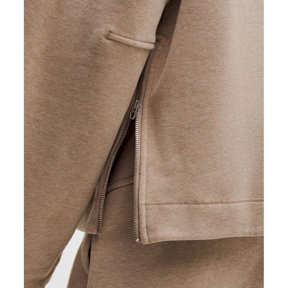 Lululemon Loungeful Relaxed Fit Crewneck Sweatshirt Heathered Nutmeg