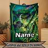 Custom Name Personalized Ben 10 Cartoon Print Blanket, Home Decor, Bedroom, Sofa, Camping, Couch, Gifts for Birthday ChristmasEnthusiasts