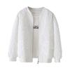 Solid Color Ladies Short Baseball Jacket Korean Spring Casual White Jacket Top Female Cardigan Zipper Jackets Fashion