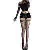 Sex Stockings Sexy Leopard Print Aurora Oily Sex Stockings Over Knee Suspenders Integrated Socks Women's Ultra-thin Thigh Socks