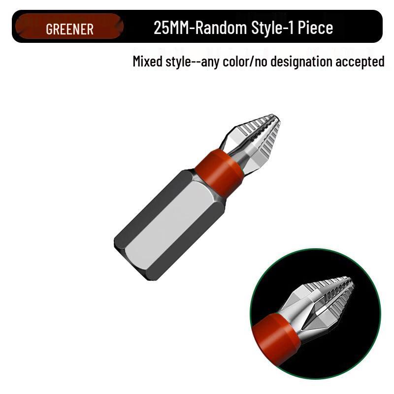 

Green Forest Non-slip Phillips Screwdriver Bit Set - Super Hard S2 Magnetic Bits for Electric Screwdrivers