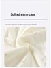Autumn Warmth Baby Cotton Two-Piece Set - High Waist, Padded Korean Style Infant Homewear