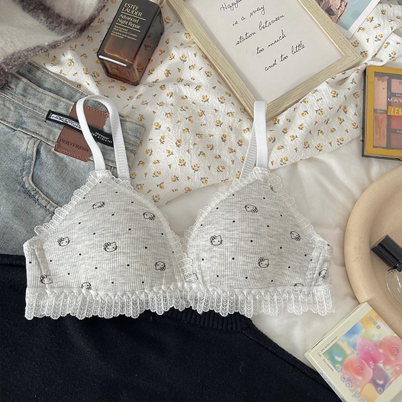 Female Summer Thin Style No Underwire Gathers Up The Support Prevent Droop Small Chest Gathers To Adjust The Underwear