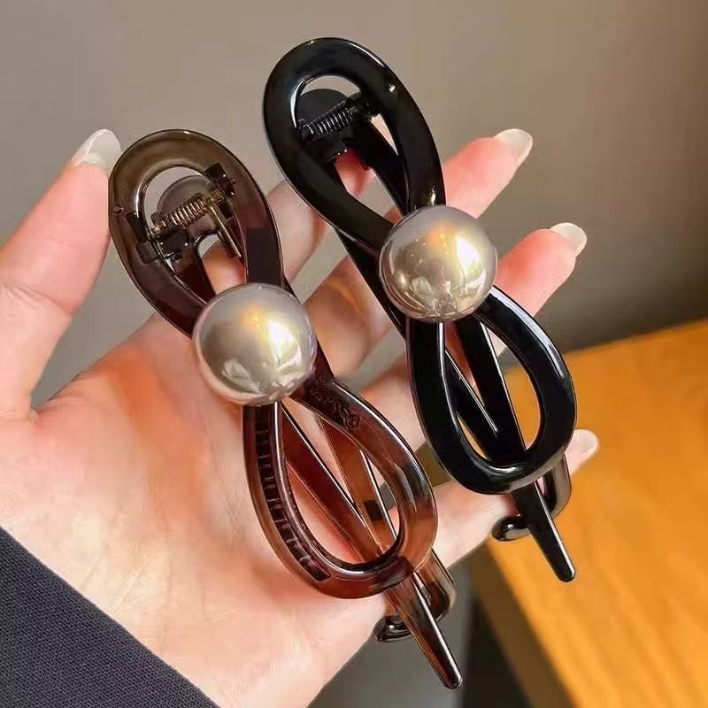New High-End Leopard Print Cat Hairpin, Large Disc Hair On The Back Of The Woman'S Head, Twisting And Scratching Clip, One-Word Hairpin.