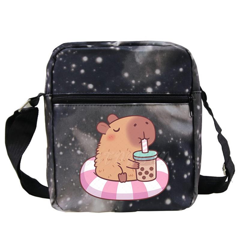 Fashion Versatile Children'S Portable Shoulder Bag Printed Trend Multifunctional Oblique Span Bag