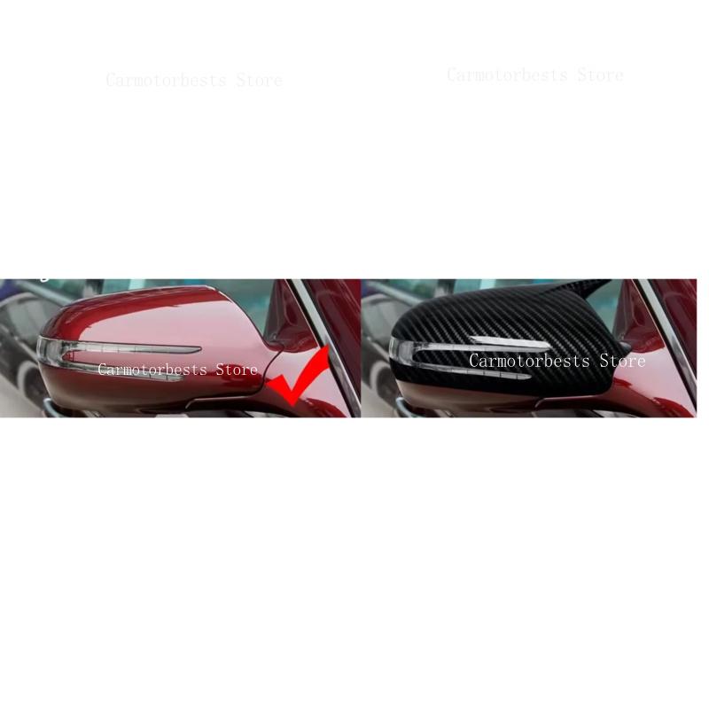 Auto Achteruitkijkspiegel Zijspiegel Kap Passend Voor Mercedes Benz W207/C207 CLS Klasse W219 R230 R171 2009-2011 Vleugelkap Achteruitkijkspiegel Behuizing Trim