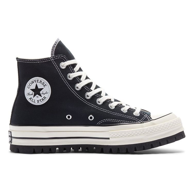 Converse Chuck 70 Trek Hi Black Vintage Unisex Sneakers White 171015C