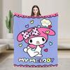 Melody  Super Warm Blanket  Students Plush Bedding Throws Graphic Home Decor Flannel Bedspread Sofa Bed Cover