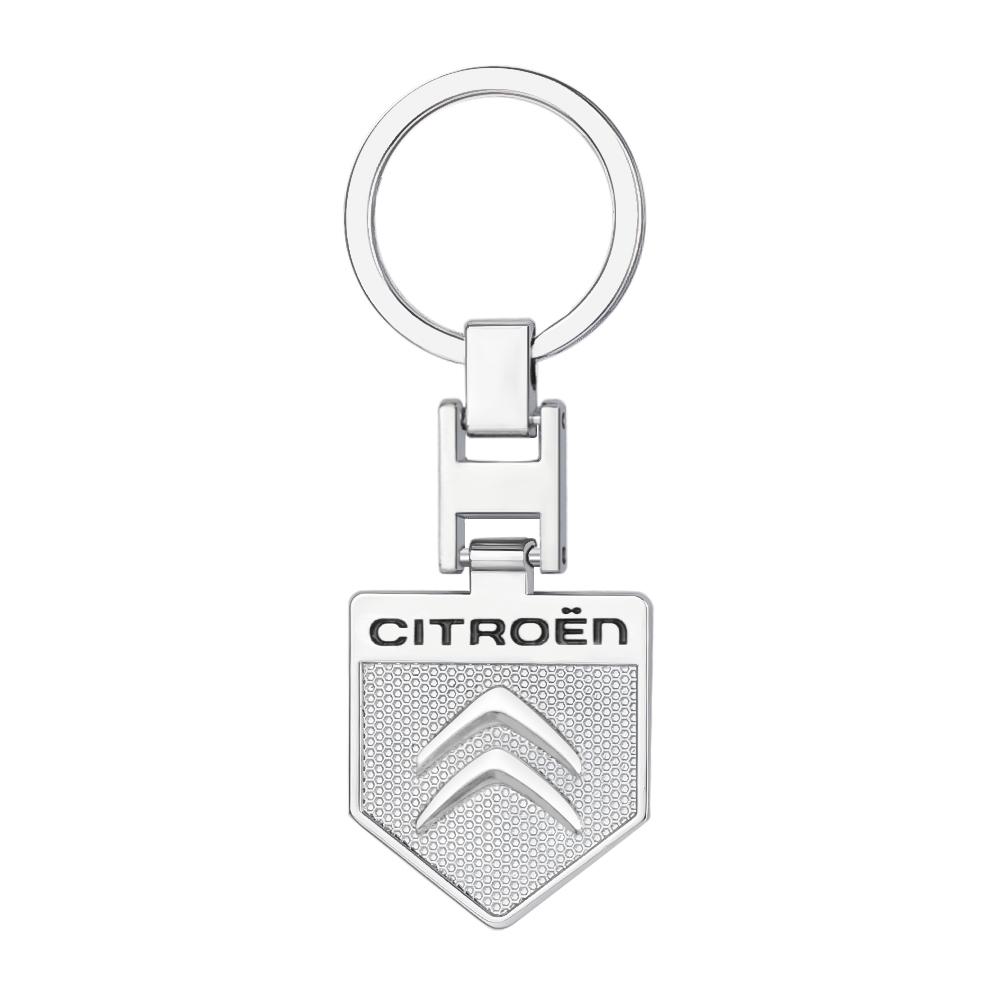 Metal/Leather Keychain Hand-Woven Key Rope Key Ring Key Holder For Citroen C1 C2 C3 C4 Saxo C4L C5 C6 C8 Xsara Picasso Berlingo
