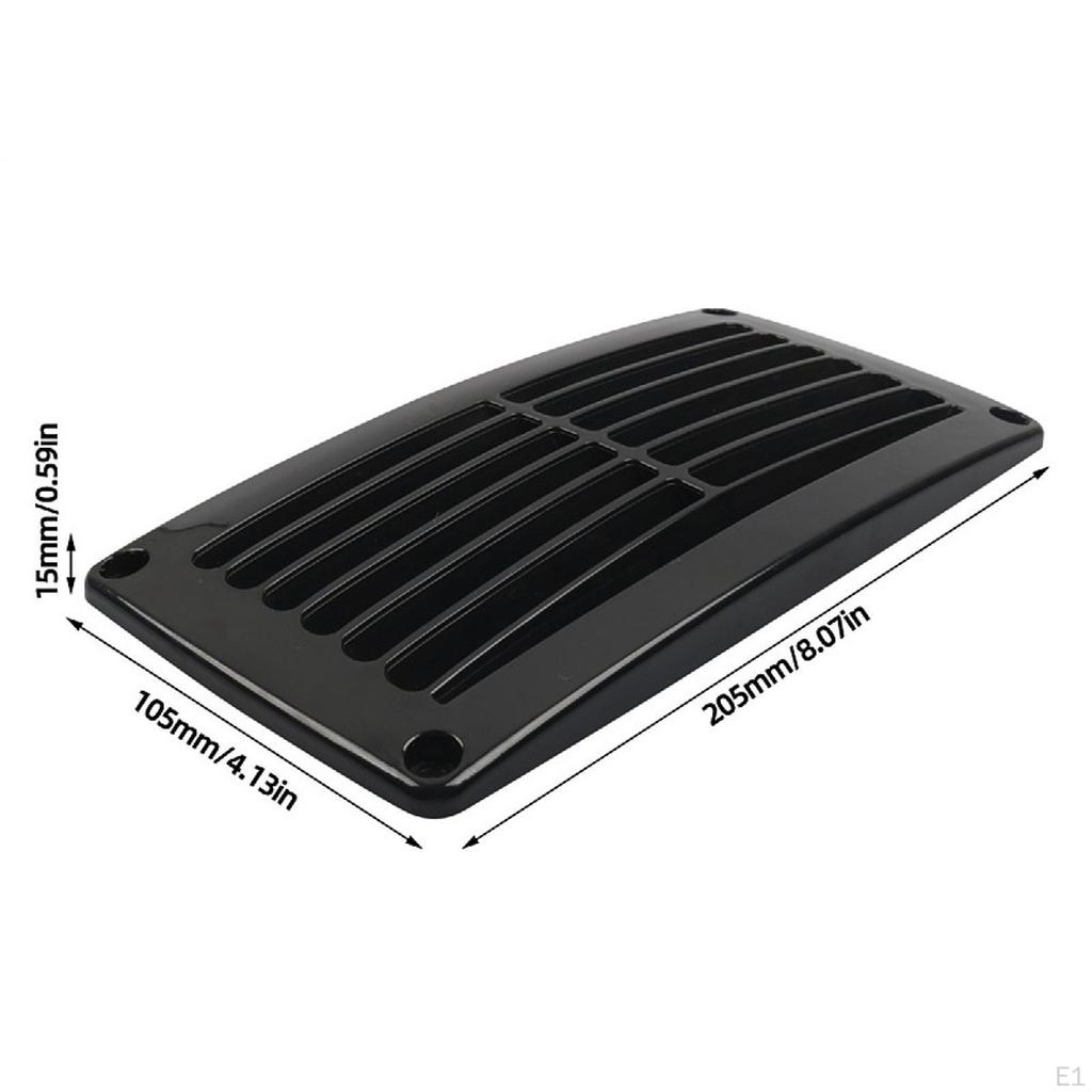 Boat Louvered Vent Cover Part Reliable Louver Exhaust Grille for Yacht