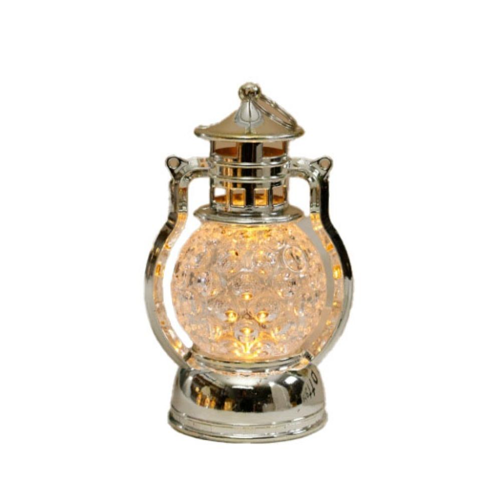 

Беспламенные Рождественские Светодиодные Огни Новогодние Хэллоуин Ночники Декор для Вечеринки серебряный