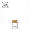 Gold Aluminum Cap 30mm Screw High Transparency Glass Bottle for Reagent, Medicine, Powder, or Agarwood Display