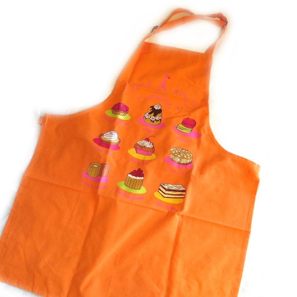 Les Trésors De Lily [M5769] - Oranžová designová zástěra 'La Patisserie Française'