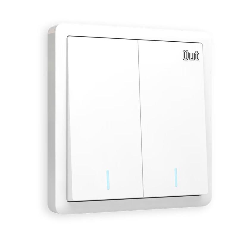 ABB Yuanzhi Series White 86-Type Wall Switches & Sockets