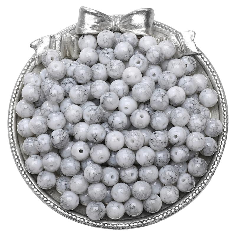 

30 шт. хрустальные стеклянные бусины для окрашивания фарфора свободные разделительные бусины для изготовления ювелирных изделий своими руками браслет ожерелье