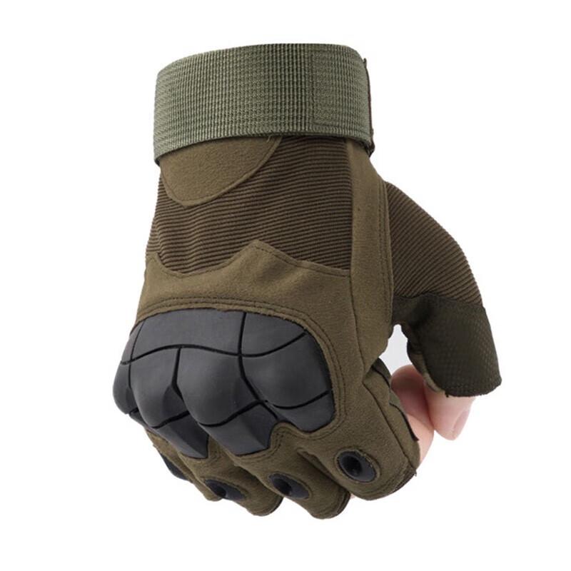 XinYuanTuo Tactical Half-Finger Hard Shell Gloves