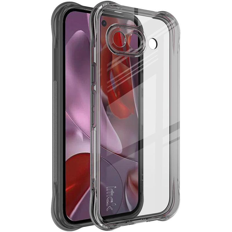 

IMAK Чехол для Google Pixel 9a TPU Чехол для телефона Защита от ударов с воздушной подушкой Transparent Black