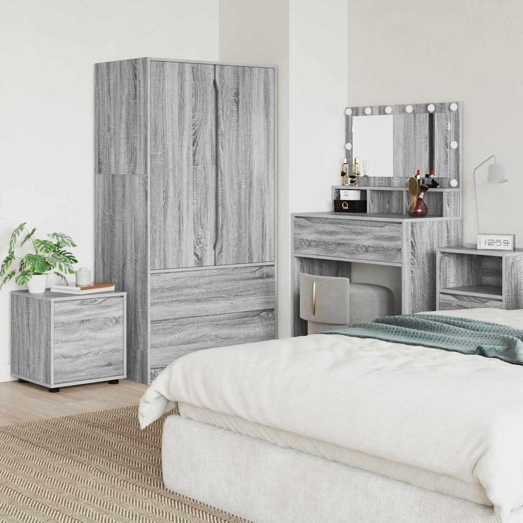 Bathroom Cabinet Grey Sonoma 40.5 x 40 x 44 cm Particleboard