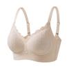 Traceless Beautiful Back Without Steel Ring Gathering Bra Soft Support Thin Cup Lace Girl Fixed Cup Collection Breast Underwear