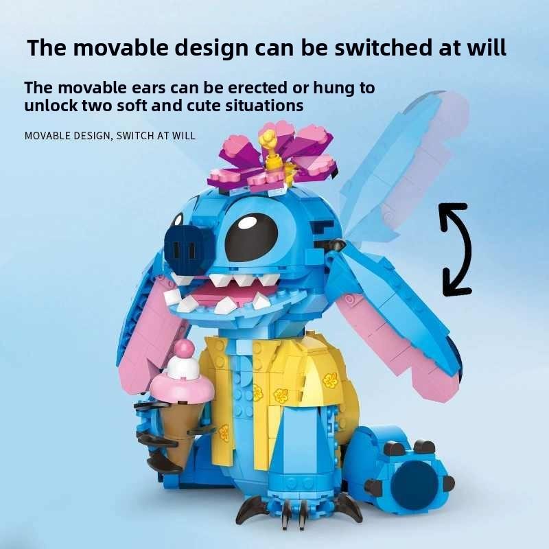 Cream Ice Angel Building Blocks Kids Educational Assembly Toys