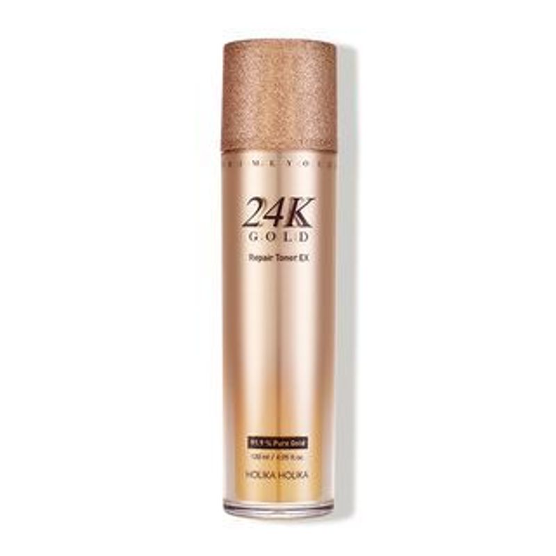 HOLIKA HOLIKA - Тонер восстанавливающий Prime Youth 24K Gold Repair Toner EX 120ml