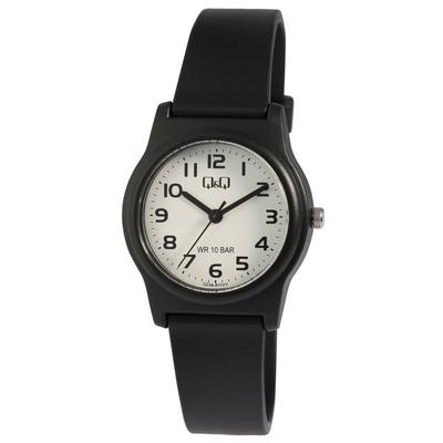 Q& Bracelet watch;Q Noir Silicone Urban Modern Design