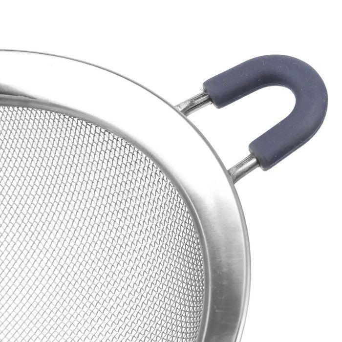 PASSOIRE TAMIS INOX 13CM Gris, Argent