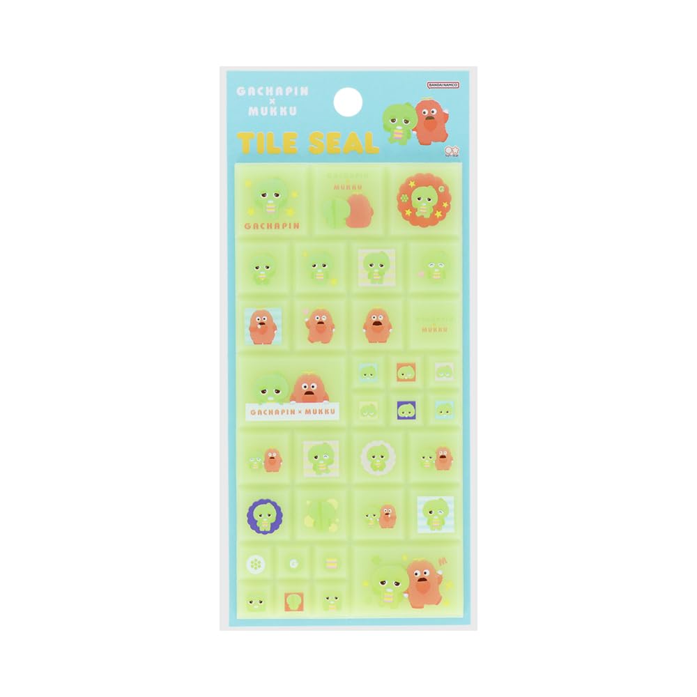 

Stationery Gachapin Mook Sticker Tile Gachapin S8592411 Sun-Star