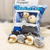 Cute Cat Snack Stuffed Dolls Pillow Pudding Decorative With Cat Plush Pillow Birthday Toy Kawai G8Z2