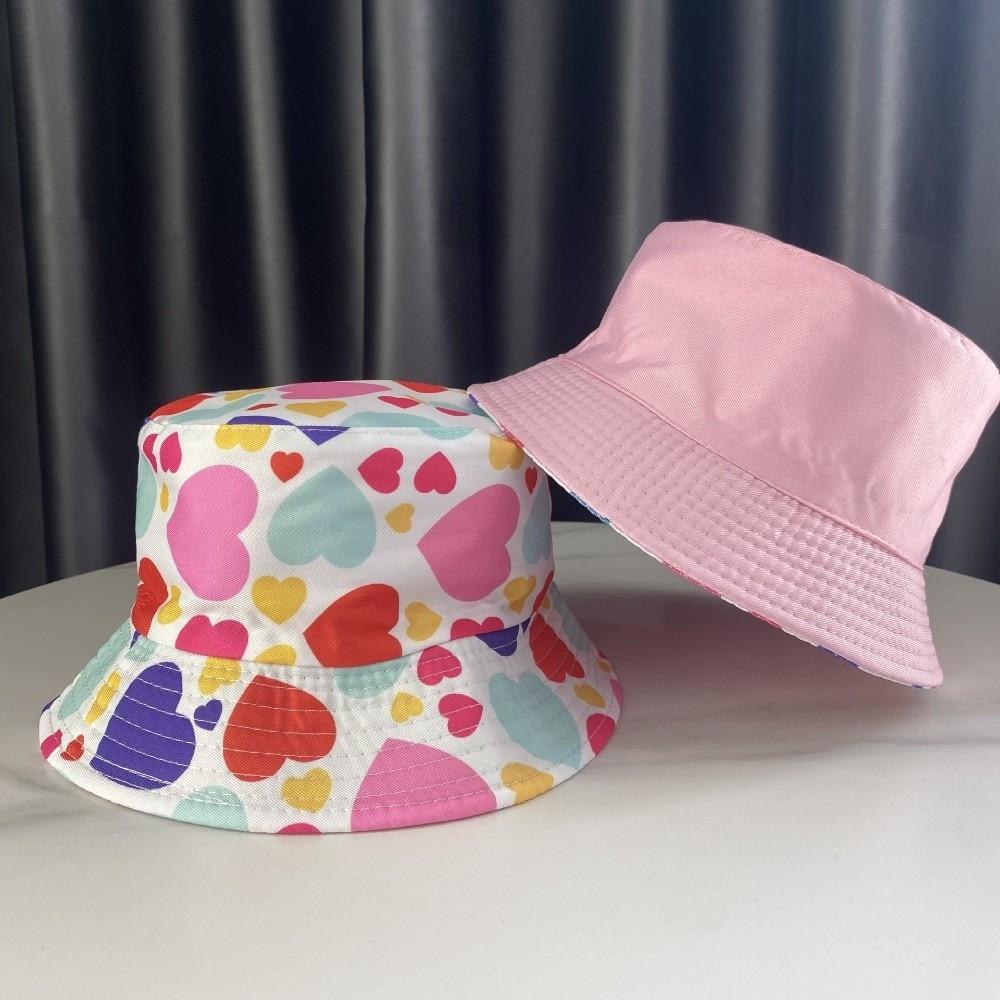 Thin Fisherman Cap Double Sided Outdoor Kid Sun Hat Cute Baby Bucket Hat