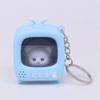 Mini TV Keychain Retro Design With Glowing Doll Feature For Keys Bags And Kids Gifts Bag Hanging Accessories
