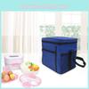 Bolsa Térmica Portátil Espaçosa Com Cooler Térmico Isolado Para Comida E Bebidas