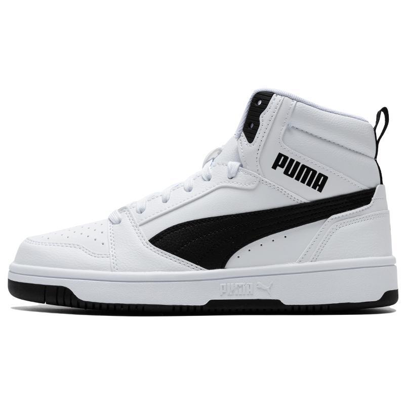

New PUMA Rebound V6 White Black 392326-02 36