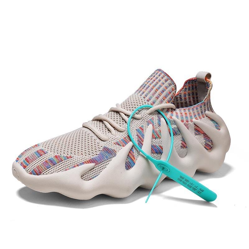 Flying socks shoes women's ins tide summer breathable new octopus shoes women's shoes versatile volcano coconut sneakers