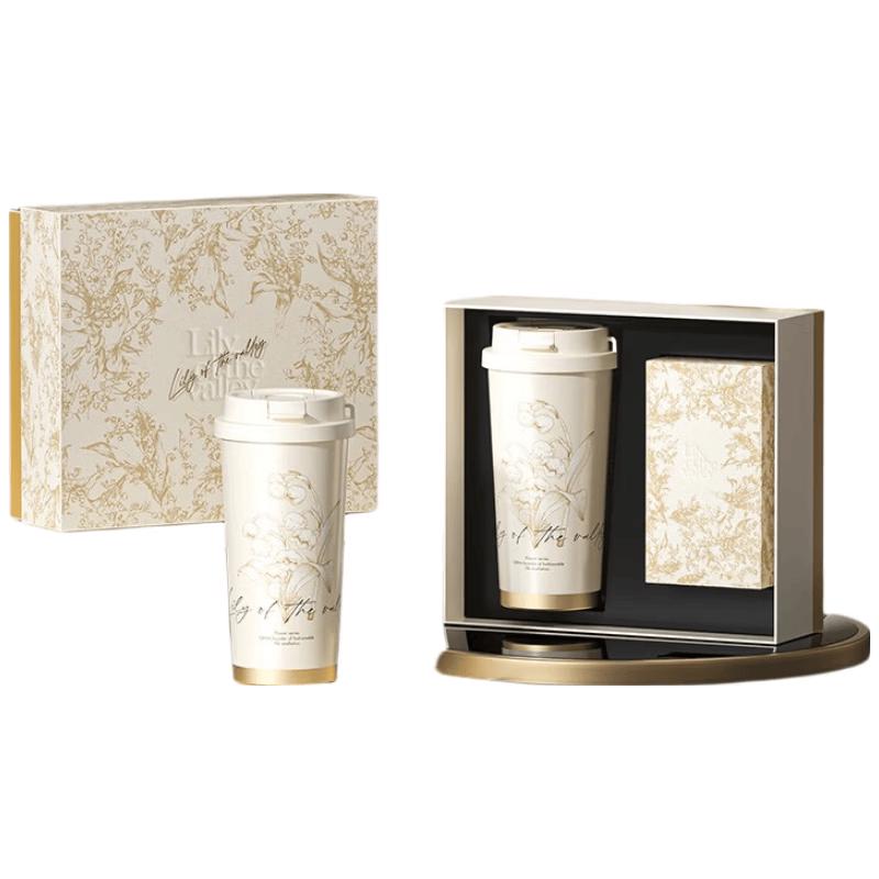 Gemi Insulated Stainless Steel Straw Tumbler Gift Set