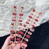 Polka Dots False Nails 30 Pcs/Set Extended Nail Extensions Cute Fake Nail Tips  Nail Art DIY