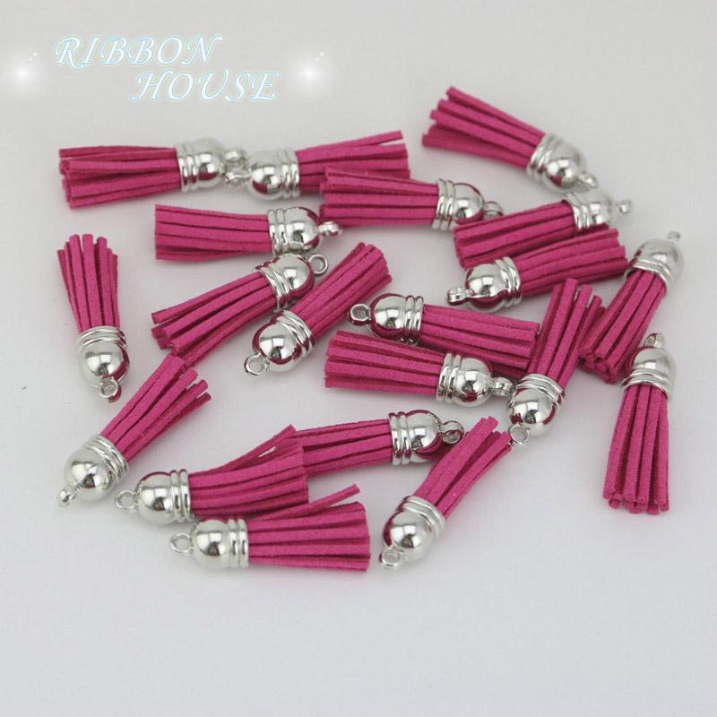 (20 pcs/lot) Tassel Vintage Leather Tassels Fringe for Purl Macrame DIY Jewelry Keychain Cellphone Straps Pendant