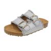 Belt buckle round head open-toed casual cool slippers women's 2025 summer new platform beach shoes