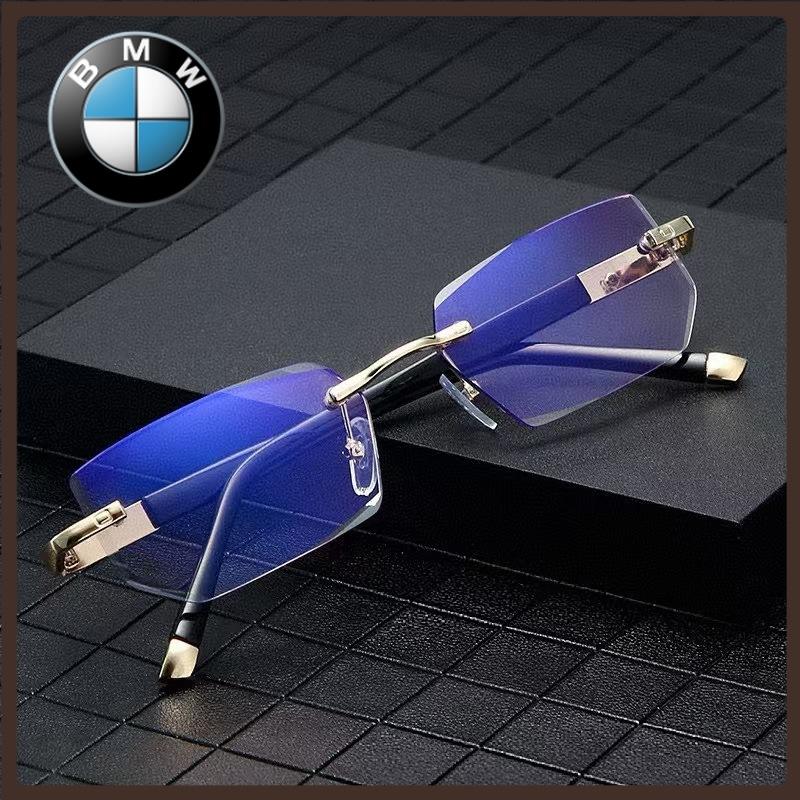 BMW Ready-to-ship, original factory direct, rimless anti-blue light reading glasses. lightweight, stylish, unisex design. perfect for cross-border