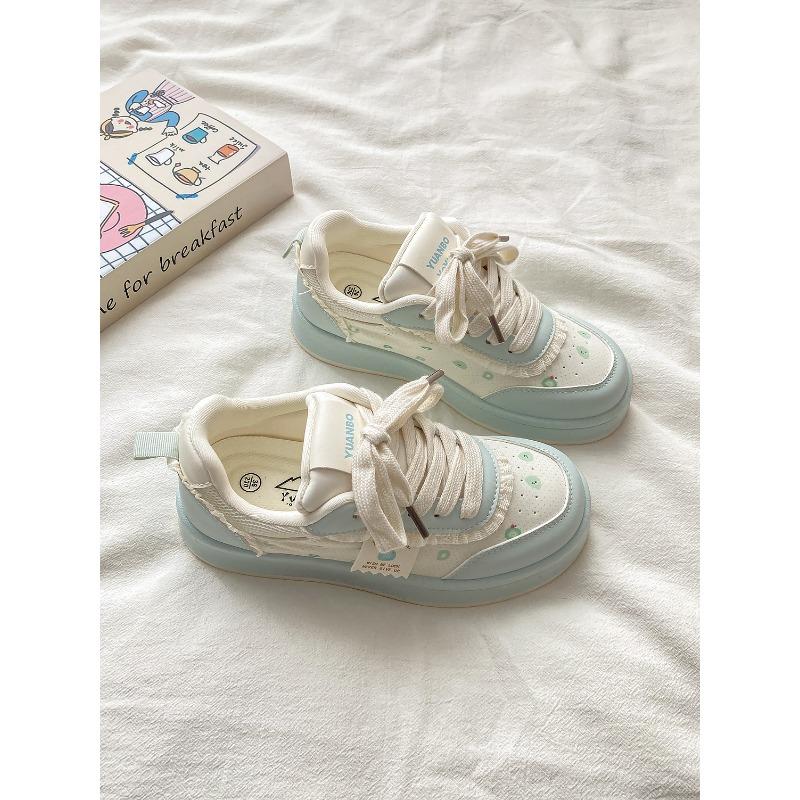 Thick-soled Little White Shoes Female Student 2 New Versatile Breathable Casual Board Shoes Bread Shoes Female